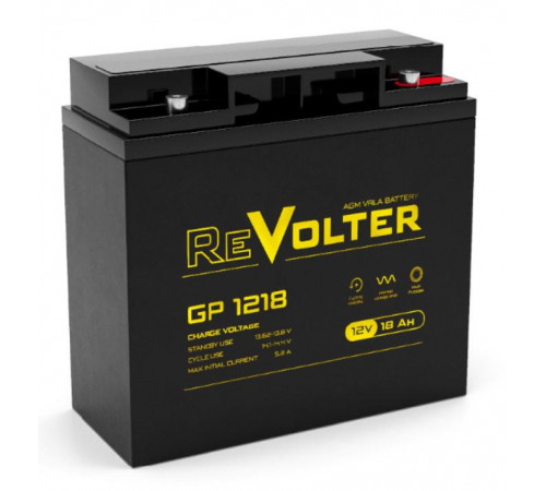 Аккумулятор 12В 18А.ч REVOLTER GP 1218