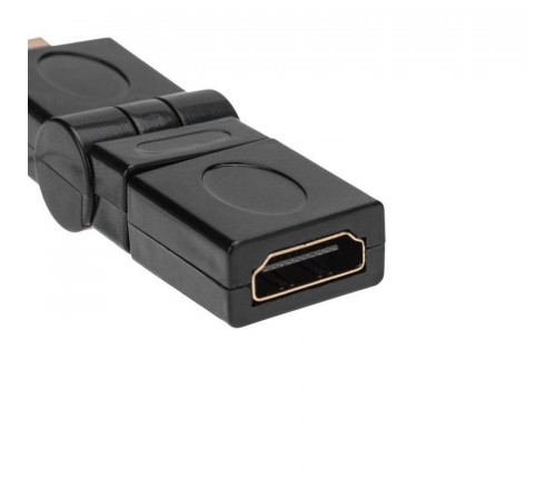 Переходник штекер HDMI - гнездо HDMI поворотный Rexant 17-6813