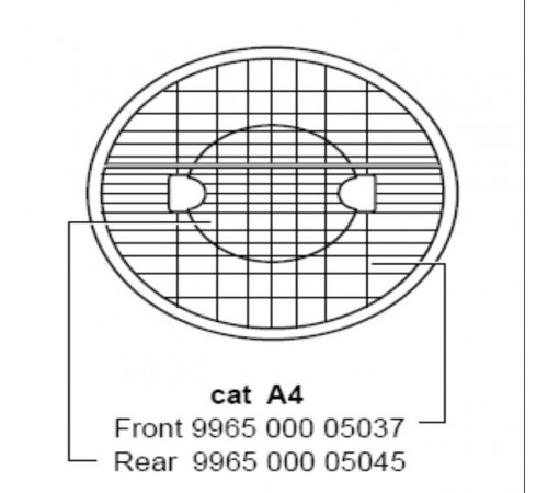 Аксессуар MVF403 FRONT REFLECTOR ASSY CAT A4 PHILIPS 996500005037