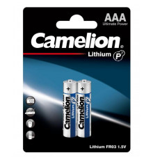 Элемент питания литиевый AAA/FR03 1.5В Lithium FR03-BP2 BL2 (уп.2шт) Camelion 15240