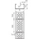 Лоток листовой перфорированный 400х110 L6000 сталь 2мм WKSG 140 FT OBO 6098149