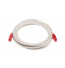 Патч-корд кат.5E U/UTP LSZH PC-LPM-UTP-RJ45-RJ45-C5e-5M-LSZH-GY 5 м. сер. Hyperline 42301