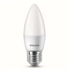 Лампа светодиодная ESS LED Candle 6.5-60Вт свеча матовая 2700К тепл. бел. E27 827 B38 ND FR PHILIPS 929001811407