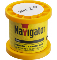 Припой 93 084 NEM-Pos02-61K-2-K100 (ПОС-61; катушка; 2мм; 100 г) Navigator 93084