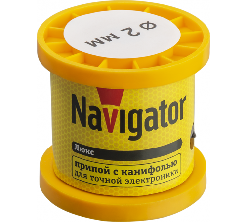 Припой 93 084 NEM-Pos02-61K-2-K100 (ПОС-61; катушка; 2мм; 100 г) Navigator 93084