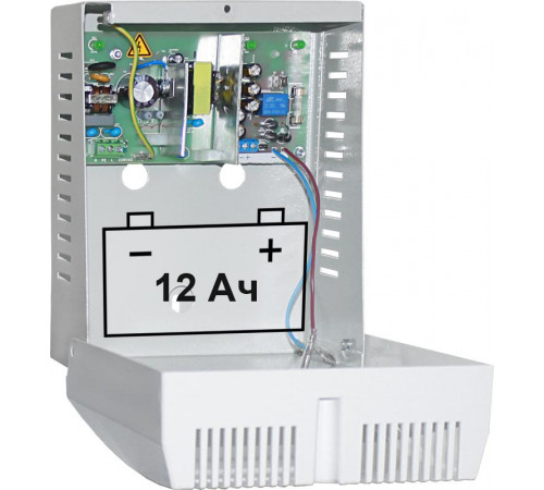 Источник бесперебойного питания СКАТ 1200И7 исп.1 12В 4А под АКБ 12А.ч без АКБ Бастион 49