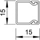 Мини-канал 15х15 L2000 WDK15015RW OBO бел. (дл.2м)6191002