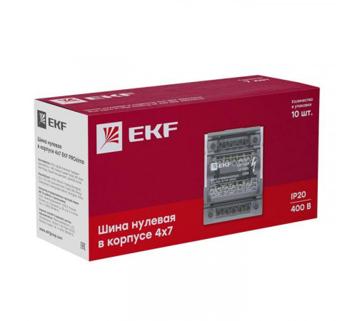 Шина нулевая в корпусе 4х7 EKF sn0-4x7