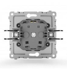 Розетка 1-м СП Pixel 16А IP20 с заземл. защ. шторки механизм алюм. TOKOV ELECTRIC TKE-PX-R1ZSF-C03