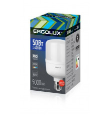 Лампа светодиодная LED-HW-50W-E40-6K PRO 50Вт 6500К холод. бел. E27/E40 150-270В Ergolux 14329