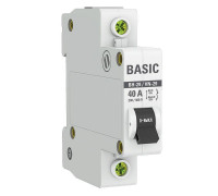 Выключатель нагрузки 1п 40А ВН-29 Basic EKF SL29-1-40-bas