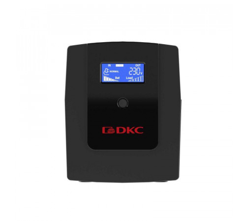 Источник бесперебойного питания ИБП Info LCD 1200В.А IEC C13 (4) USB + RJ45 DKC INFOLCD1200I