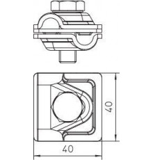 Соединитель для быстр. монтажа d 6-8/8-10 Vario медь 249 6-10 CU OBO 5311417