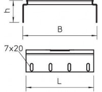 Комплект соединительный для лотка H60 RVS 60 10 DD OBO 6068771