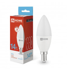 Лампа светодиодная LED-СВЕЧА-VC 14Вт E14 6500К 1330лм IN HOME 4690612047775