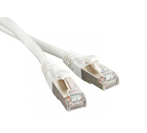 Патч-корд кат.5E F/UTP экранир. LSZH PC-LPM-STP-RJ45-RJ45-C5e-1.5M-LSZH-WH 1.5м бел. Hyperline 230095