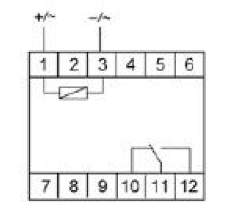 Реле промежуточное PK-1P/Un (монтаж на DIN-рейке 35мм 24В AC/DC 16А 1P IP20) F&F EA06.001.003