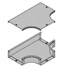 Отвод для лотка Т-образ. горизонт. DPT 50х50 гор. оцинк DKC 36120HDZ