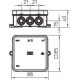 Коробка распределительная 85х85х40мм A11 HF RW без клемм. колодки OBO 2000180