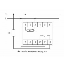 Реле времени PCA-512 8А 230В 1 перекл. IP20 задержка выключ. монтаж на DIN-рейке F&F EA02.001.001