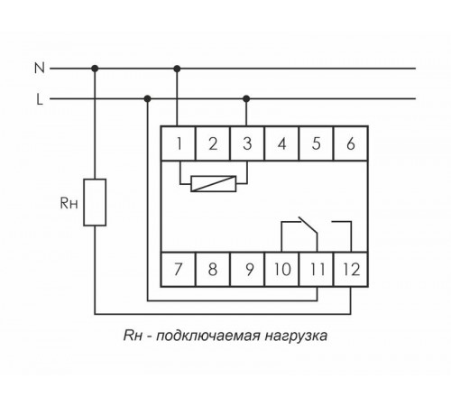 Реле времени PCA-512 8А 230В 1 перекл. IP20 задержка выключ. монтаж на DIN-рейке F&F EA02.001.001