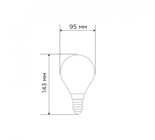 Лампа филаментная Груша A95 11.5Вт 1380лм 2400К E27 димируемая золот. колба Rexant 604-143