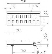 Комплект соединительный продольн. для лестн. лотка H60 LVG VA4571 OBO 6208835