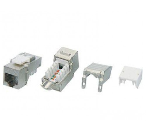 Вставка Keystone Jack RJ45 (8P8C) кат.6 экранир. KJ9-8P8C-C6-90-SH-F Hyperline 432597