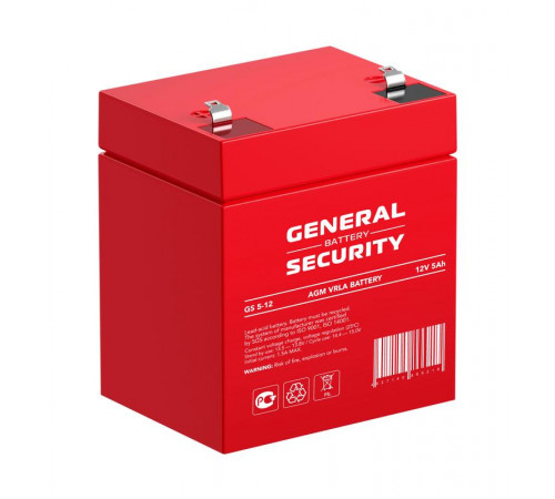 Аккумулятор 12В 5А.ч General Security GS5-12