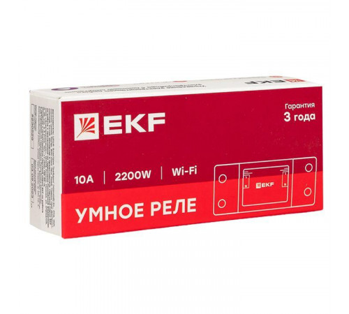 Реле Умное 10А Wi-FI Connect EKF ss-10a-wf