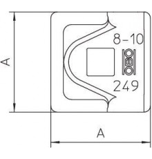 Соединитель для быстр. монтажа Rd8-10 249 8-10 ST-OT FT OBO 5311503