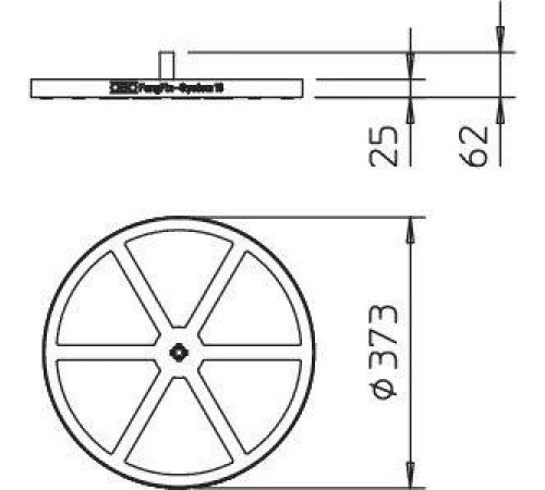 Основание для сист. FangFix F-FIX-B16 OBO 5403235