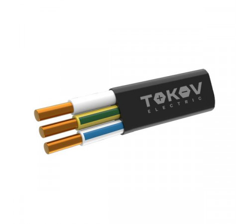 Кабель TOKOV ELECTRIC ППГ-Пнг(А)-HF 3х2.5 ОК (N PE) 0.66кВ (уп.100м) ТХМ00409102