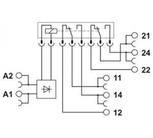 Модуль релейный PLC-RSC- 24DC/21-21 Phoenix Contact 2967060