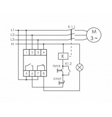 Реле контроля фаз CZF-BR (3х400/230+N 8А 1перекл. IP20 монтаж на DIN-рейке) F&F EA04.001.003