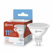 Лампа светодиодная LED-JCDR-VC 11Вт рефлектор 6500К холод. бел. GU5.3 990лм 230В IN HOME 4690612024745