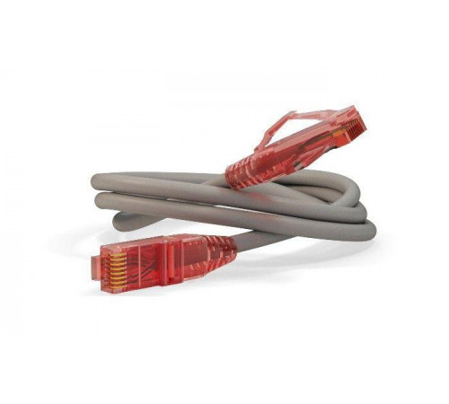 Патч-корд кат.5E LSZH PC-LPM-UTP-RJ45-RJ45-C5e-0.5M-LSZH-GY 0.5м сер. Hyperline 42269