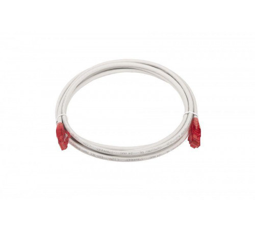 Патч-корд кат.5E U/UTP LSZH 3м PC-LPM-UTP-RJ45-RJ45-C5e-3M-LSZH-GY сер. Hyperline 42273