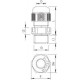 Ввод кабельный Dкаб. 16-28 (Dмонтаж. отв. 40) IP68 свет. сер. V-TEC VM40 LGR OBO 2022872