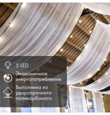 Лампа светодиодная 1Вт шар d45 5LED тепл. бел. E27 Neon-Night 405-116