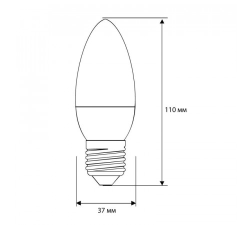 Лампа светодиодная LED12-C35/865/E27 12Вт 220В Camelion 13692