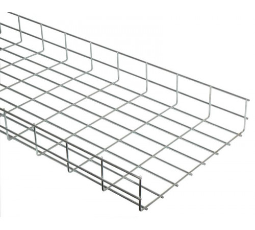 Лоток проволочный усиленный 300х85 L3000 сталь 5мм оцинк. IEK CLWU10-085-300-3