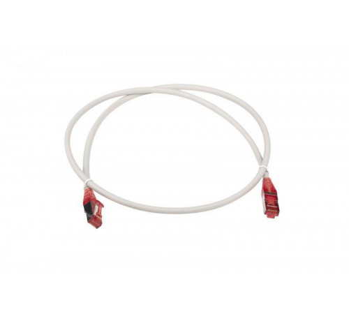 Патч-корд кат.5E F/UTP экранир. LSZH PC-LPM-STP-RJ45-RJ45-C5e-1M-LSZH-GY 1м сер. Hyperline 42308