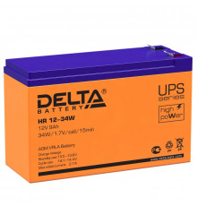 Аккумулятор UPS 12В 9А.ч Delta HR 12-34 W