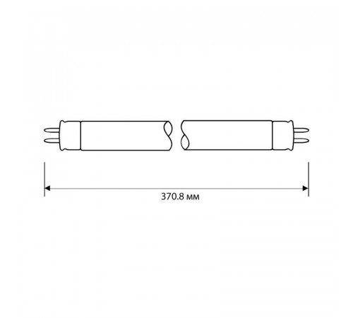 Лампа люминесцентная FT4-12W/54 12Вт T4 6500К G5 Camelion 3371