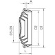 Уплотнитель мембранный d25/4-20 EDK 25 LGR OBO 2011638