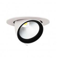 Светильник светодиодный PLED DL4 WH Downlight 40Вт 4000К IP40 24град. ДВО встраив. поворотн. Pro+ JazzWay 5021921