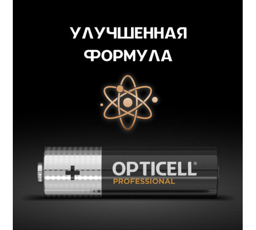 Элемент питания алкалиновый AA/LR6 (блист. 12шт) Professional Opticell 5052005