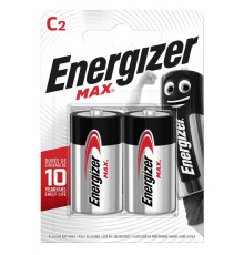 Элемент питания алкалиновый C/LR14/343 Max BL2 (блист.2шт) Energizer E302306700