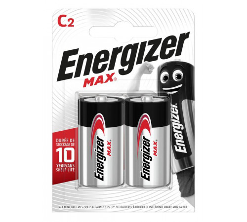 Элемент питания алкалиновый C/LR14/343 Max BL2 (блист.2шт) Energizer E302306700